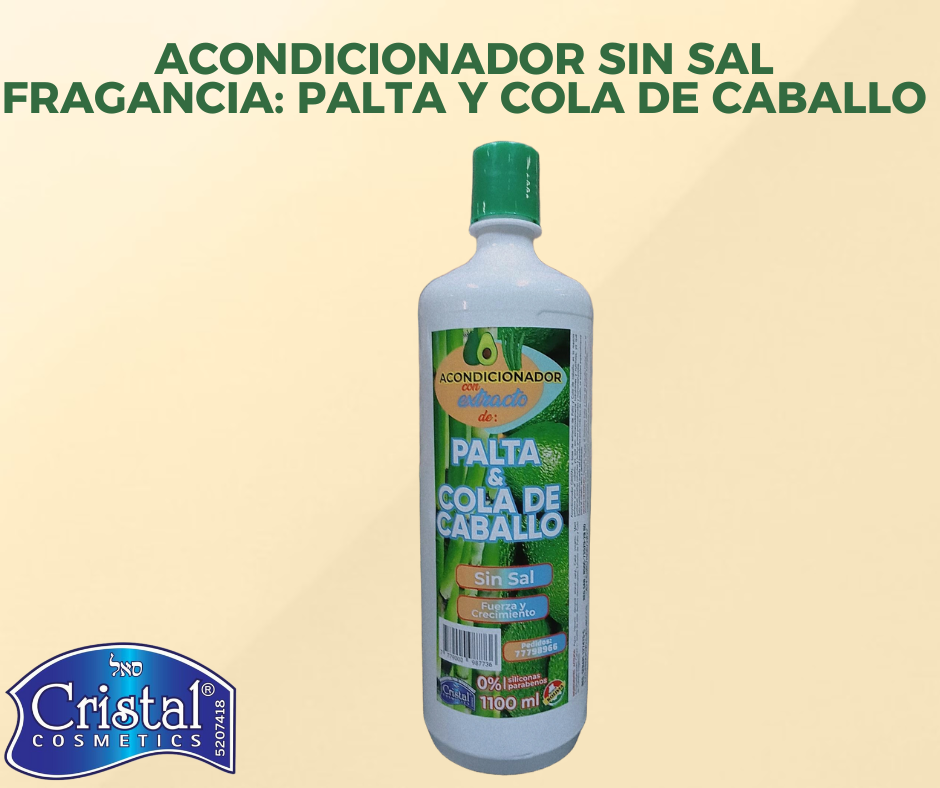 Acondicionador sin sal Fragancia Palta y Cola de Caballo
