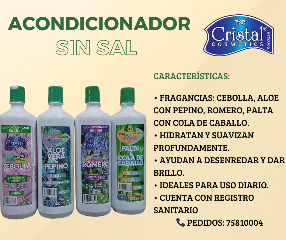Acondicionador sin sal